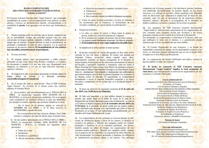 Concurso Ganivet_Triptico BASES 2019